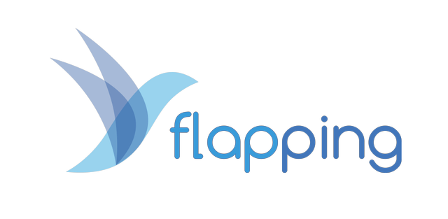 Flapping logo